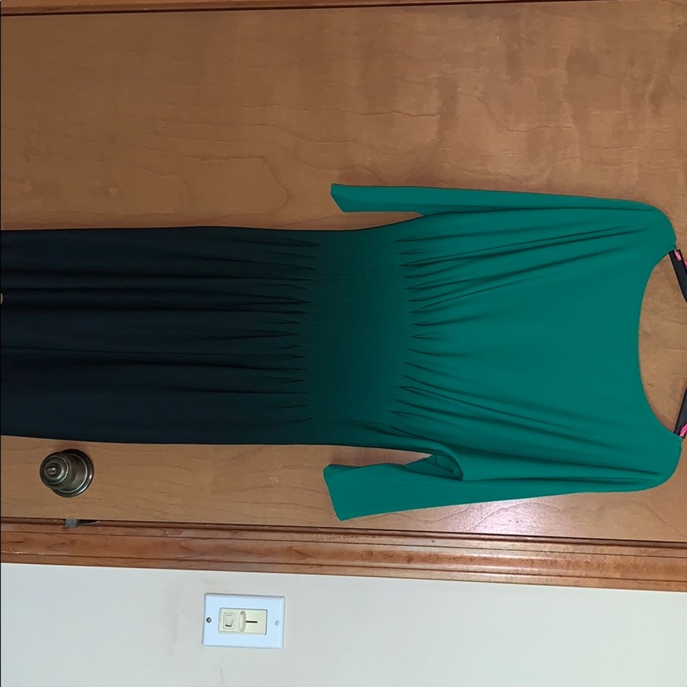 Ombré green short dress
